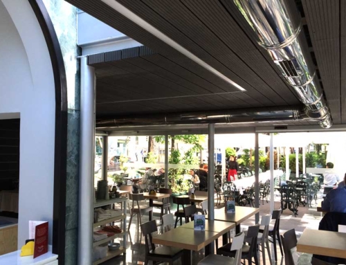 La innovadora climatización de la terraza del Café Gijón de Madrid